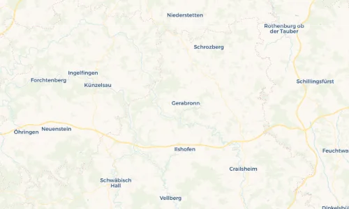 Regenradar-Vorschau: aktuelle Niederschläge in Michelbach an der Heide und Umgebung