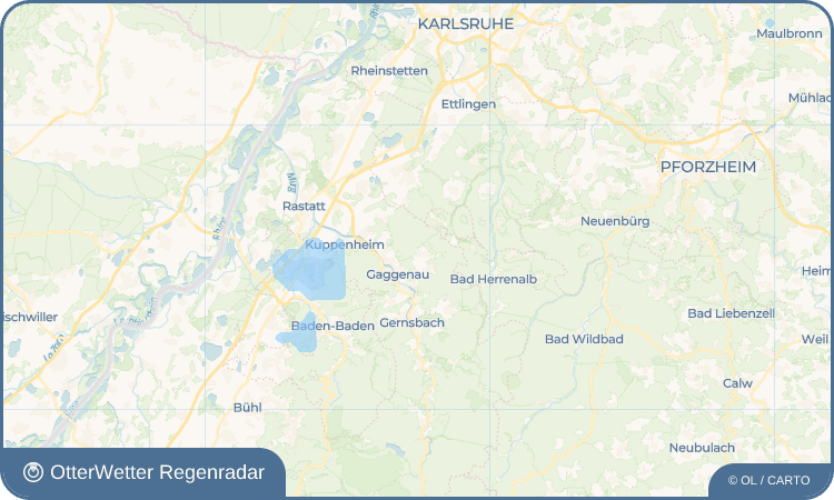 OtterWetter Regenradar-Widget Michelbach