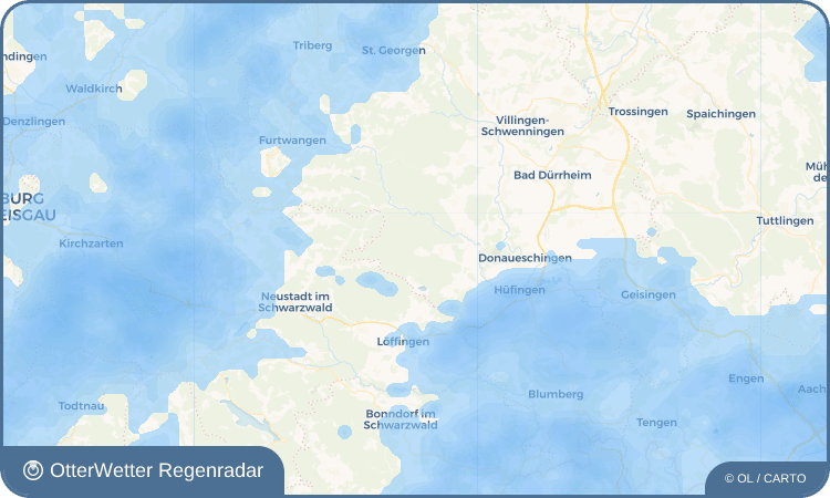 OtterWetter Regenradar-Widget Mistelbrunn