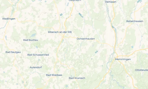 Regenradar-Vorschau: aktuelle Niederschläge in Mittelbuch und Umgebung