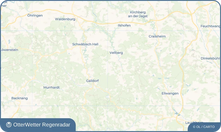 Wetter-Widget-Vorschau mit Vorhersagedaten für Mittelfischach