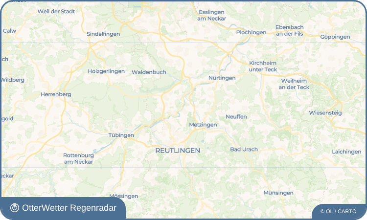 OtterWetter Regenradar-Widget Mittelstadt