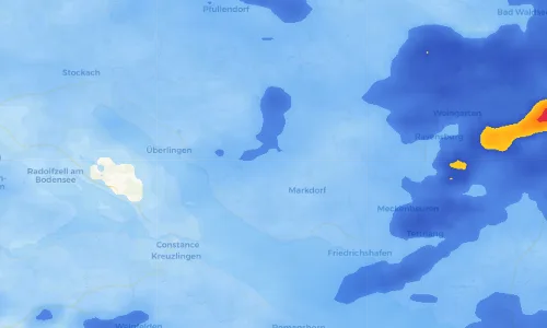 Regenradar Vorschaubild - Aktuelle Niederschläge in Mittelstenweiler und Umgebung