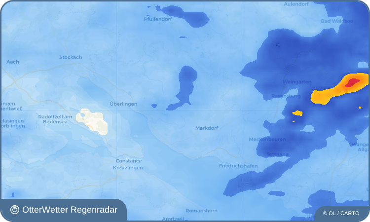 OtterWetter Regenradar-Widget Mittelstenweiler