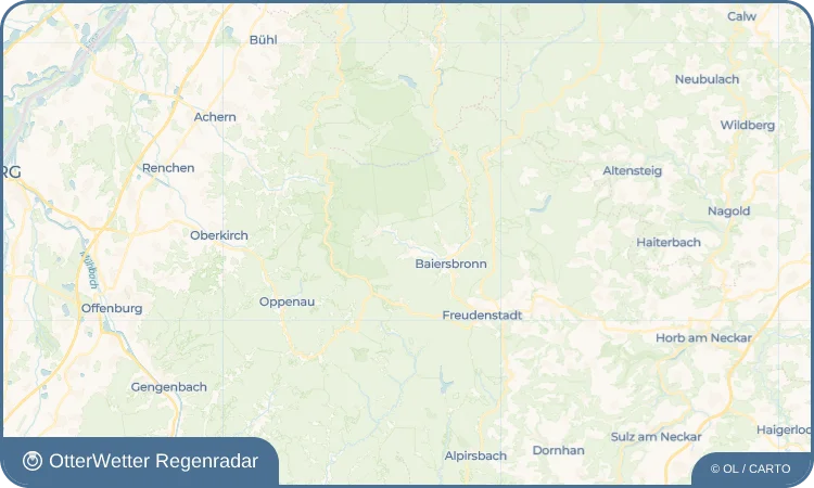 Widget-Vorschau für Mitteltal Wetter-Widget-Vorschau mit Vorhersagedaten für Mitteltal