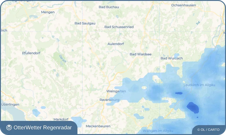 Widget-Vorschau für Mochenwangen Wetter-Widget-Vorschau mit Vorhersagedaten für Mochenwangen