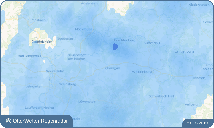 OtterWetter Regenradar-Widget Möhrig