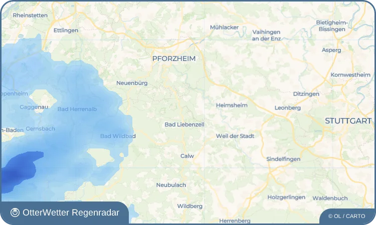 Wetter-Widget-Vorschau mit Vorhersagedaten für Monakam