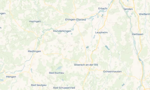 Regenradar-Vorschau: aktuelle Niederschläge in Moosbeuren und Umgebung