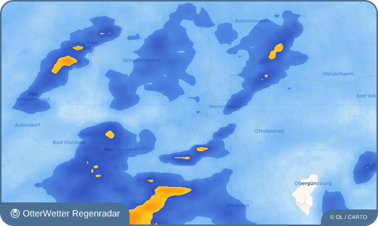 OtterWetter Regenradar-Widget Mooshausen