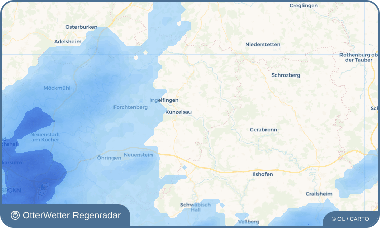 Widget-Vorschau für Morsbach Wetter-Widget-Vorschau mit Vorhersagedaten für Morsbach