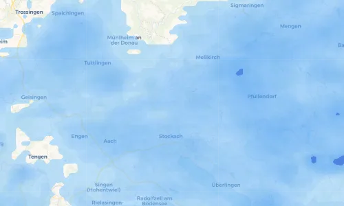 Regenradar Vorschaubild - Aktuelle Niederschläge in Mühlingen und Umgebung