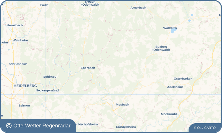 OtterWetter Regenradar-Widget Mülben