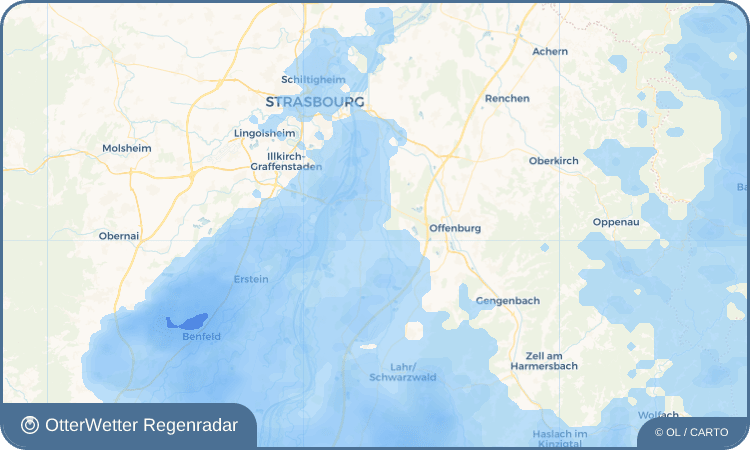 OtterWetter Regenradar-Widget Müllen