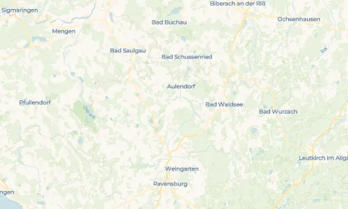 Regenradar Vorschaubild - Aktuelle Niederschläge in Münchenreute und Umgebung
