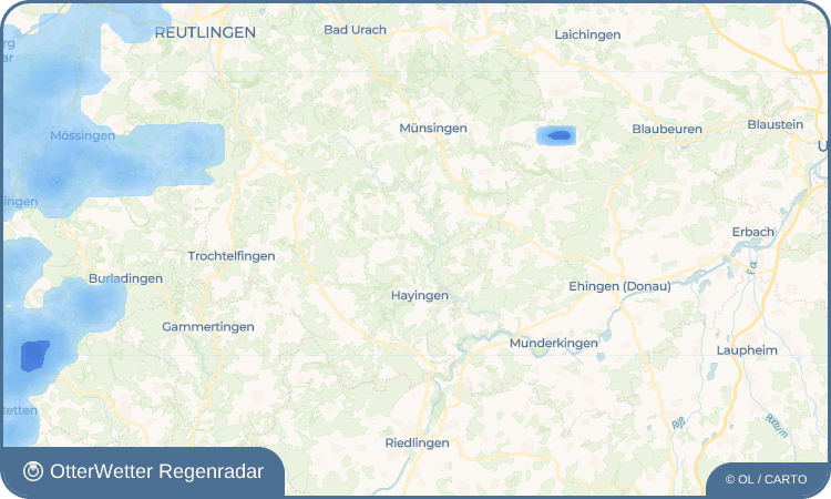 OtterWetter Regenradar-Widget Münzdorf