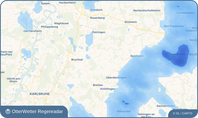 Wetter-Widget-Vorschau mit Vorhersagedaten für Münzesheim