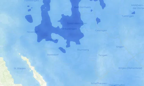 Regenradar Vorschaubild - Aktuelle Niederschläge in Mundelfingen und Umgebung