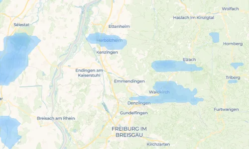 Regenradar Vorschaubild - Aktuelle Niederschläge in Mundingen und Umgebung