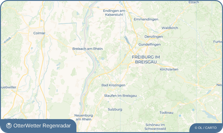 OtterWetter Regenradar-Widget Munzingen