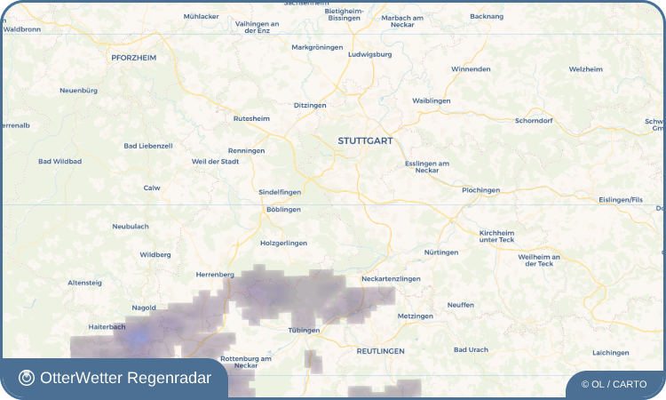 Widget-Vorschau für Musberg Wetter-Widget-Vorschau mit Vorhersagedaten für Musberg