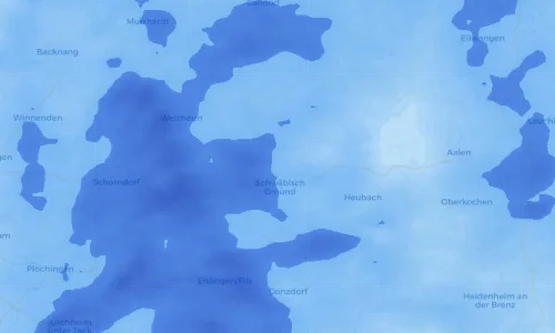 Regenradar Vorschaubild - Aktuelle Niederschläge in Mutlangen und Umgebung
