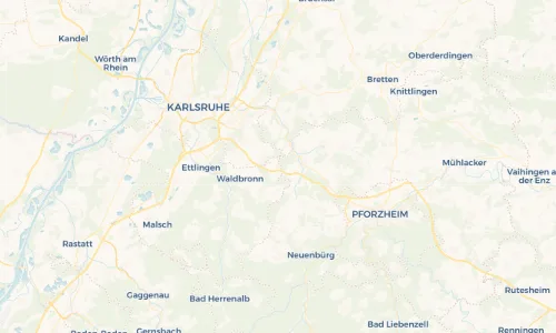 Regenradar Vorschaubild - Aktuelle Niederschläge in Mutschelbach und Umgebung