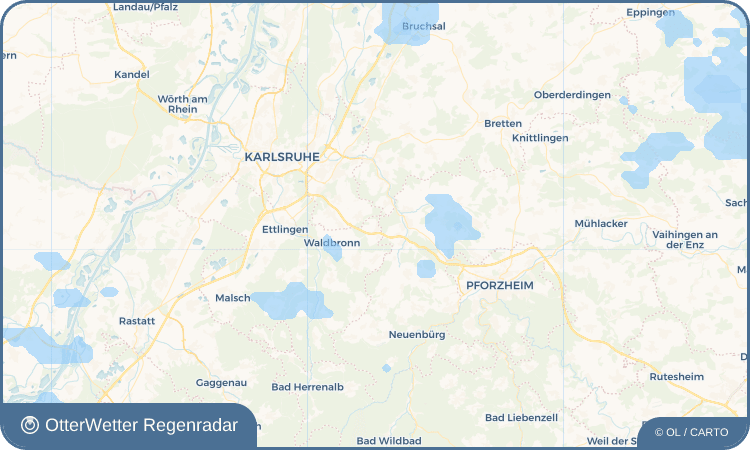 Wetter-Widget-Vorschau mit Vorhersagedaten für Mutschelbach