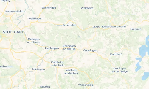 Regenradar Vorschaubild - Aktuelle Niederschläge in Nassachmühle und Umgebung
