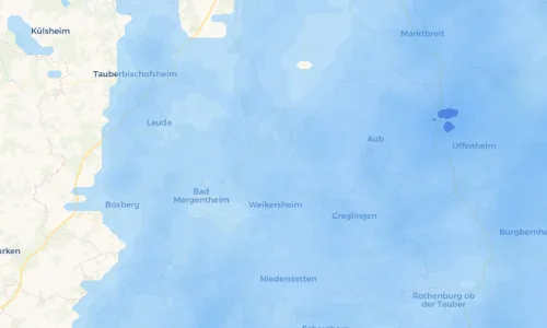 Regenradar Vorschaubild - Aktuelle Niederschläge in Nassau und Umgebung