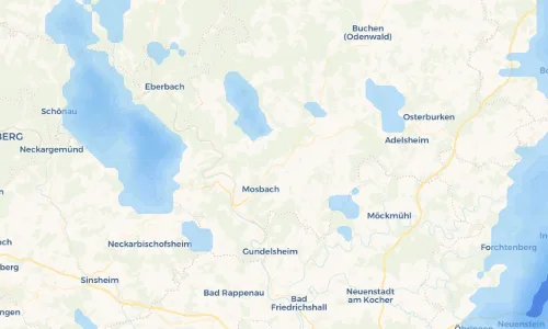 Regenradar Vorschaubild - Aktuelle Niederschläge in Neckarburken und Umgebung