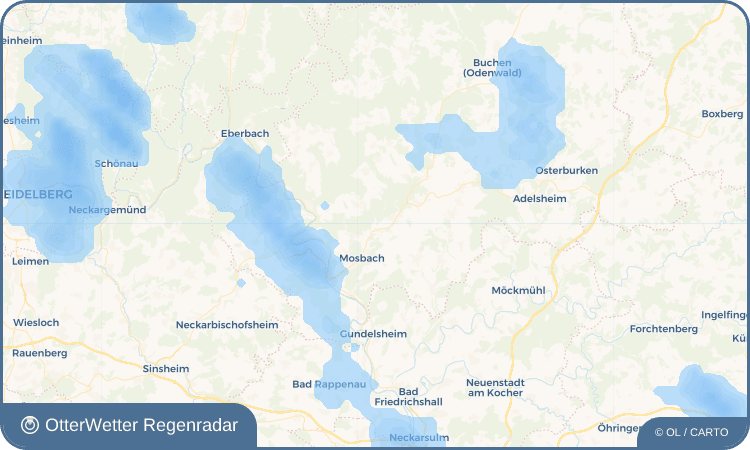 OtterWetter Regenradar-Widget Neckarburken