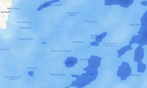 Regenradar Vorschaubild - Aktuelle Niederschläge in Neckarhausen und Umgebung