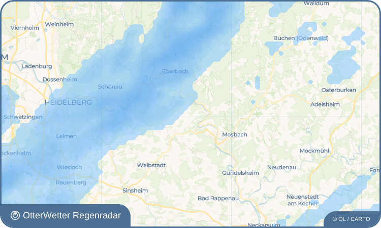 OtterWetter Regenradar-Widget Neckarkatzenbach