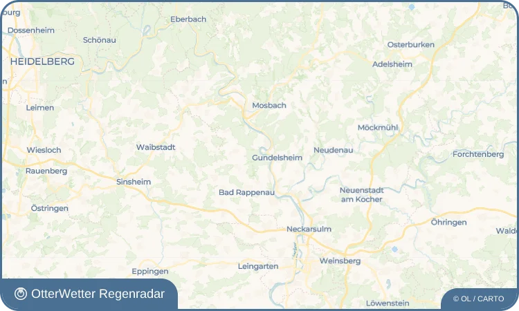 Widget-Vorschau für Neckarmühlbach Wetter-Widget-Vorschau mit Vorhersagedaten für Neckarmühlbach