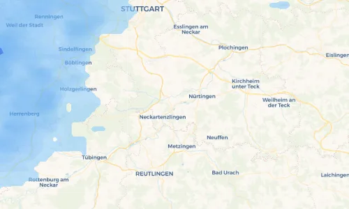 Regenradar Vorschaubild - Aktuelle Niederschläge in Neckartailfingen und Umgebung