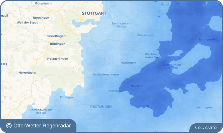 OtterWetter Regenradar-Widget Neckartailfingen
