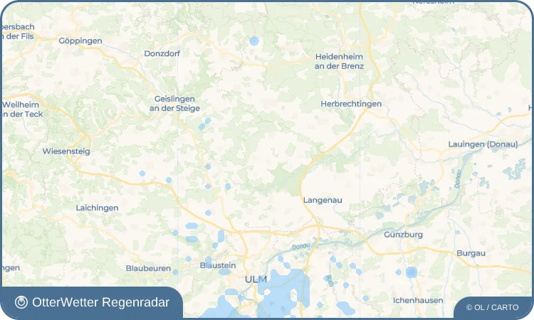 Wetter-Widget-Vorschau mit Vorhersagedaten für Neenstetten