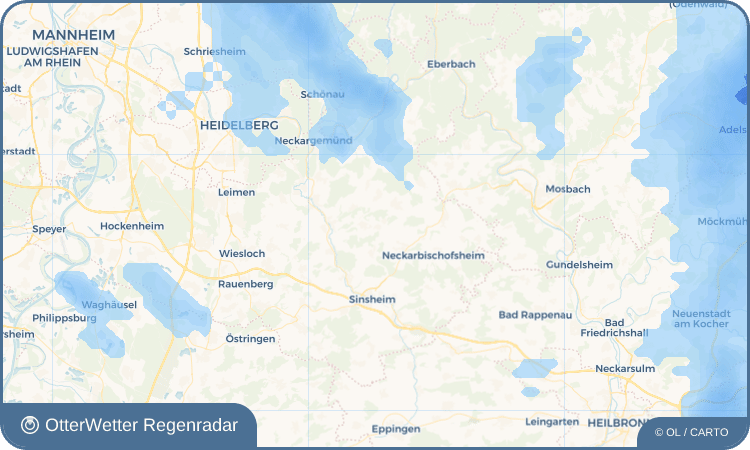 Wetter-Widget-Vorschau mit Vorhersagedaten für Neidenstein