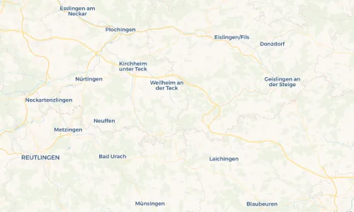 Regenradar Vorschaubild - Aktuelle Niederschläge in Neidlingen und Umgebung