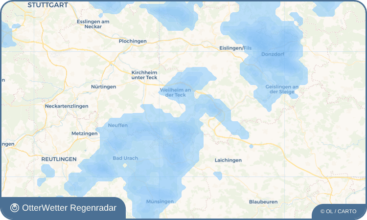 Wetter-Widget-Vorschau mit Vorhersagedaten für Neidlingen