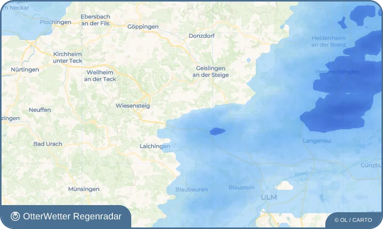 Wetter-Widget-Vorschau mit Vorhersagedaten für Nellingen