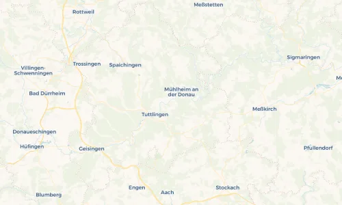 Regenradar Vorschaubild - Aktuelle Niederschläge in Nendingen und Umgebung