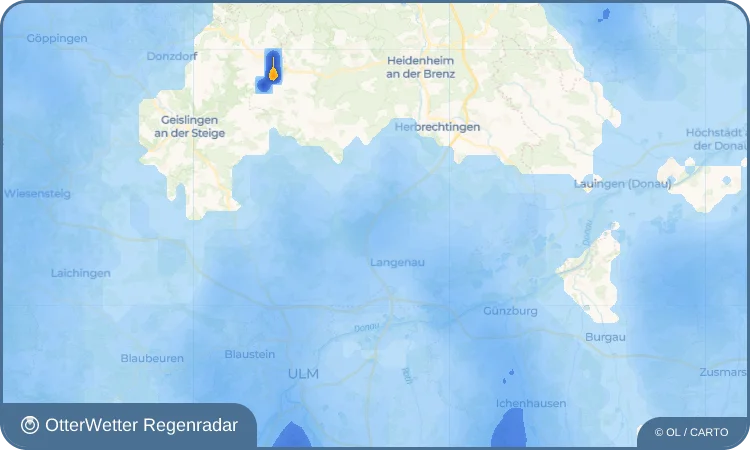 Widget-Vorschau für Nerenstetten Wetter-Widget-Vorschau mit Vorhersagedaten für Nerenstetten