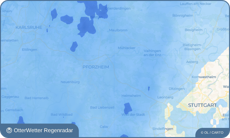 OtterWetter Regenradar-Widget Neubärental