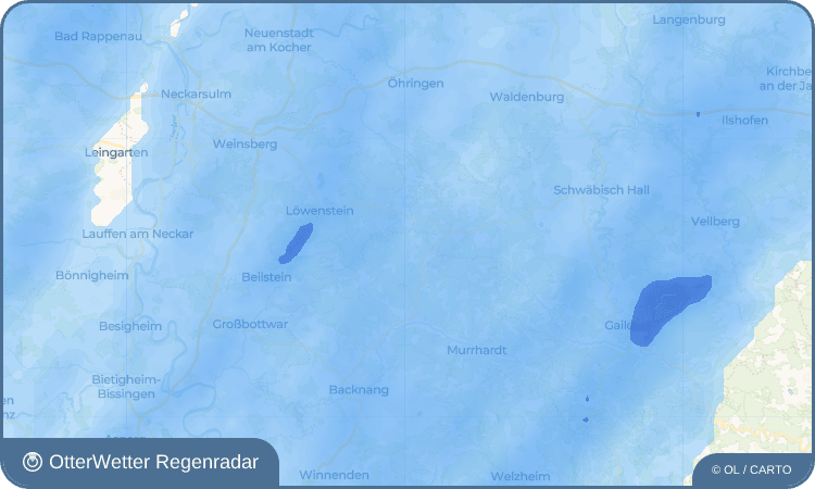 OtterWetter Regenradar-Widget Neufürstenhütte