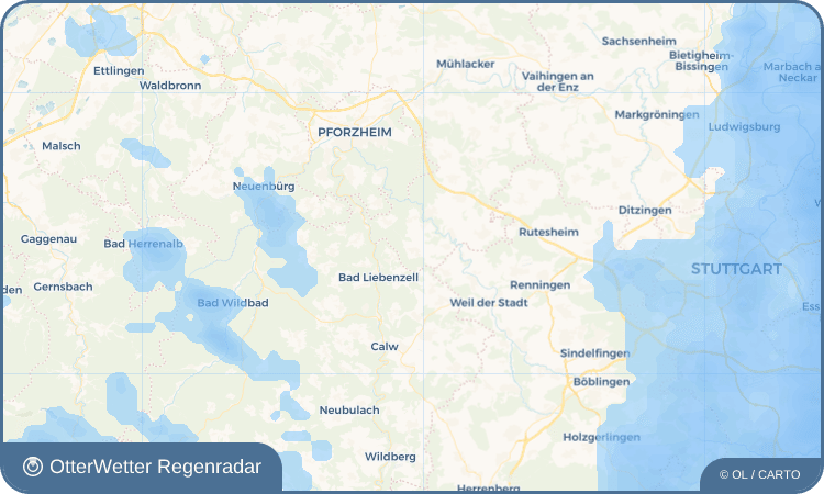 OtterWetter Regenradar-Widget Neuhausen
