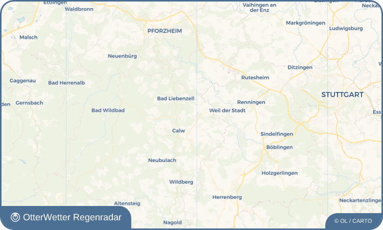 OtterWetter Regenradar-Widget Neuhengstett