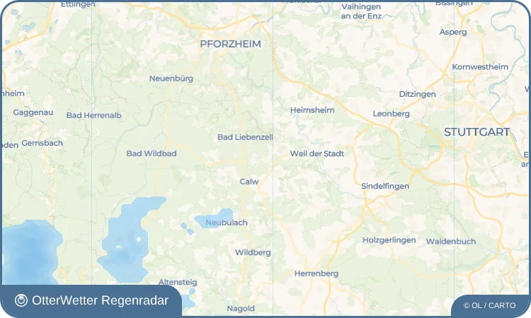 Wetter-Widget-Vorschau mit Vorhersagedaten für Neuhengstett