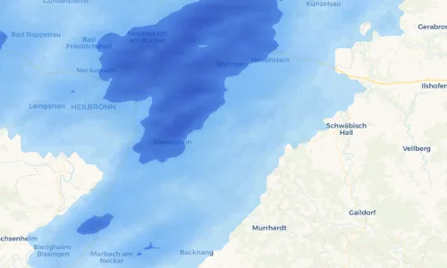 Regenradar-Vorschau: aktuelle Niederschläge in Neuhütten und Umgebung